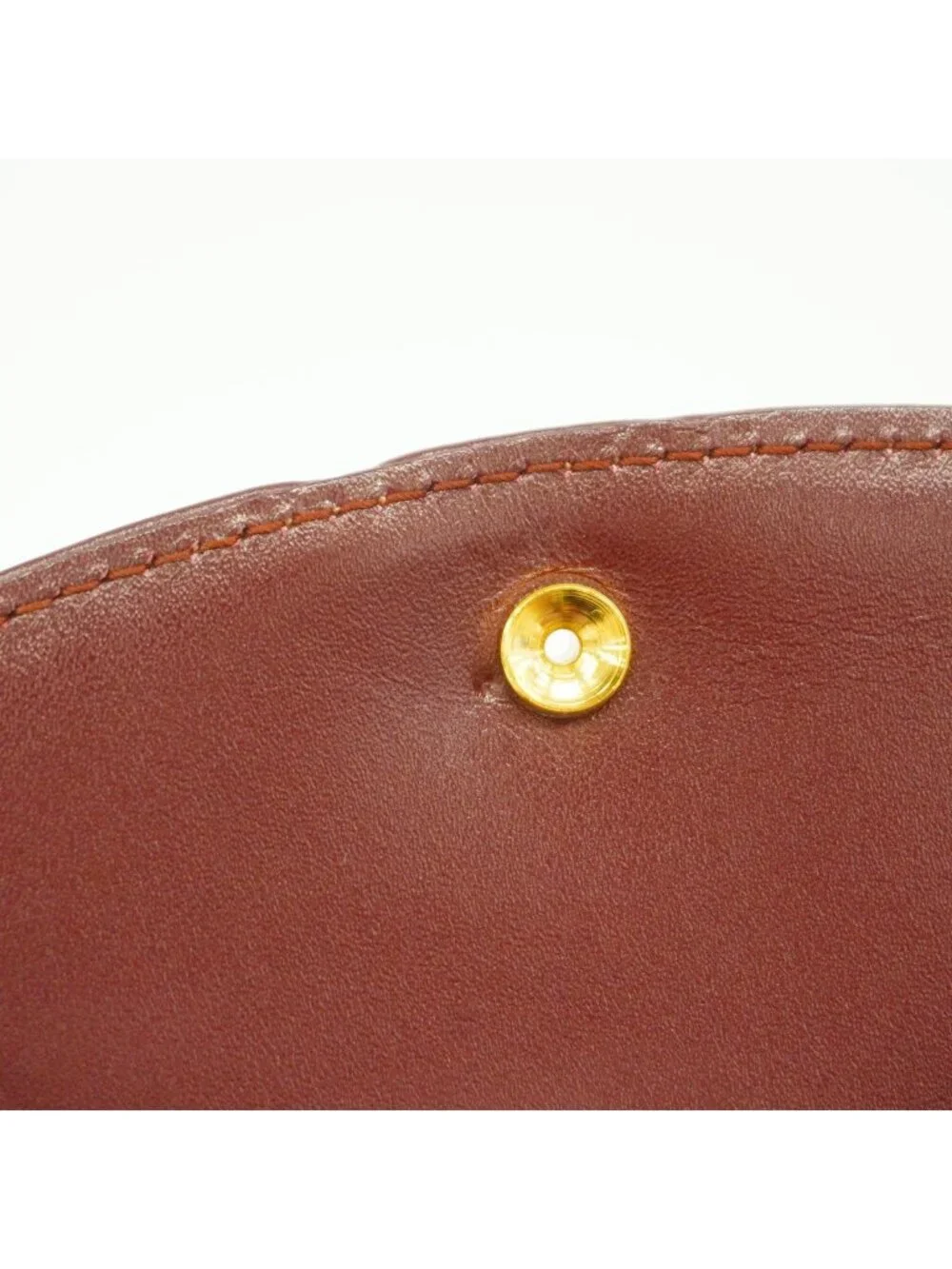 Cartier Business Bag Must Leather Bordeaux Gold